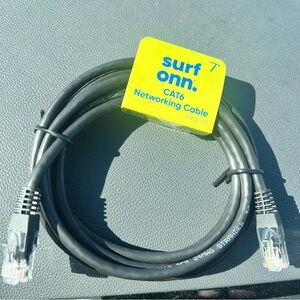 NEW Surf Onn CAT6 Networking Cable 7ft